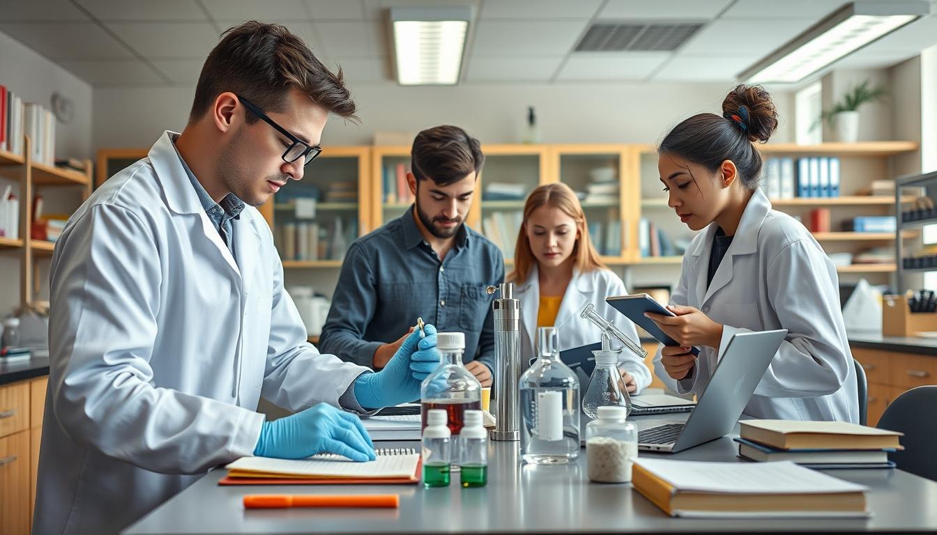 Organized exam preparation notes and academic planner